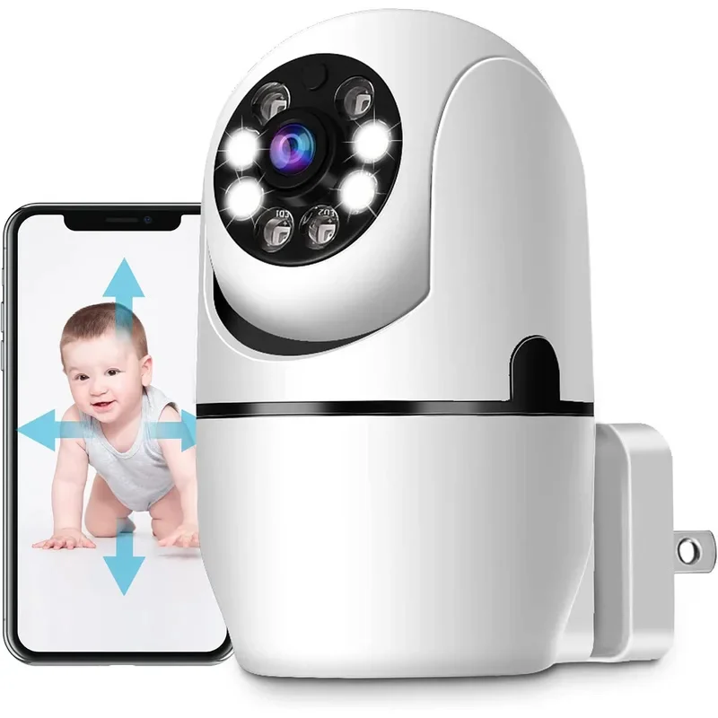 

2MP 1080P P2P Wireless PTZ IP Dome Camera Full Color AI Humanoid Detection Auto Tracking Security CCTV Baby Monitor