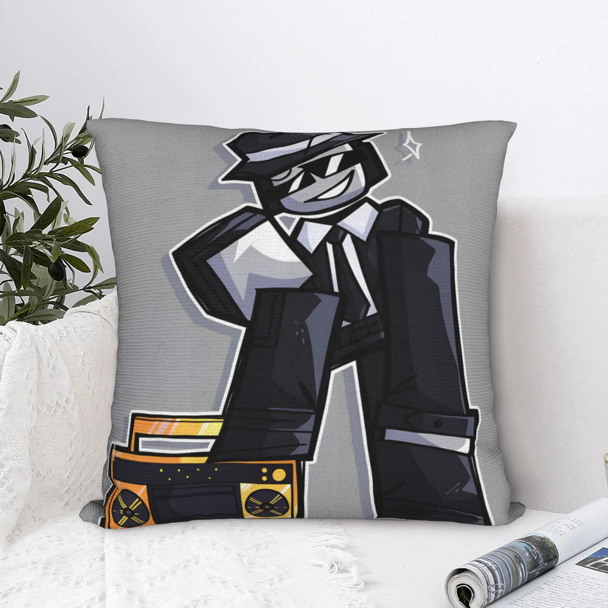 Pillow Cover Chance and boombox Forsaken  Cute Funny Pillow Case For Couch Sofa Bedroom Pillowcases