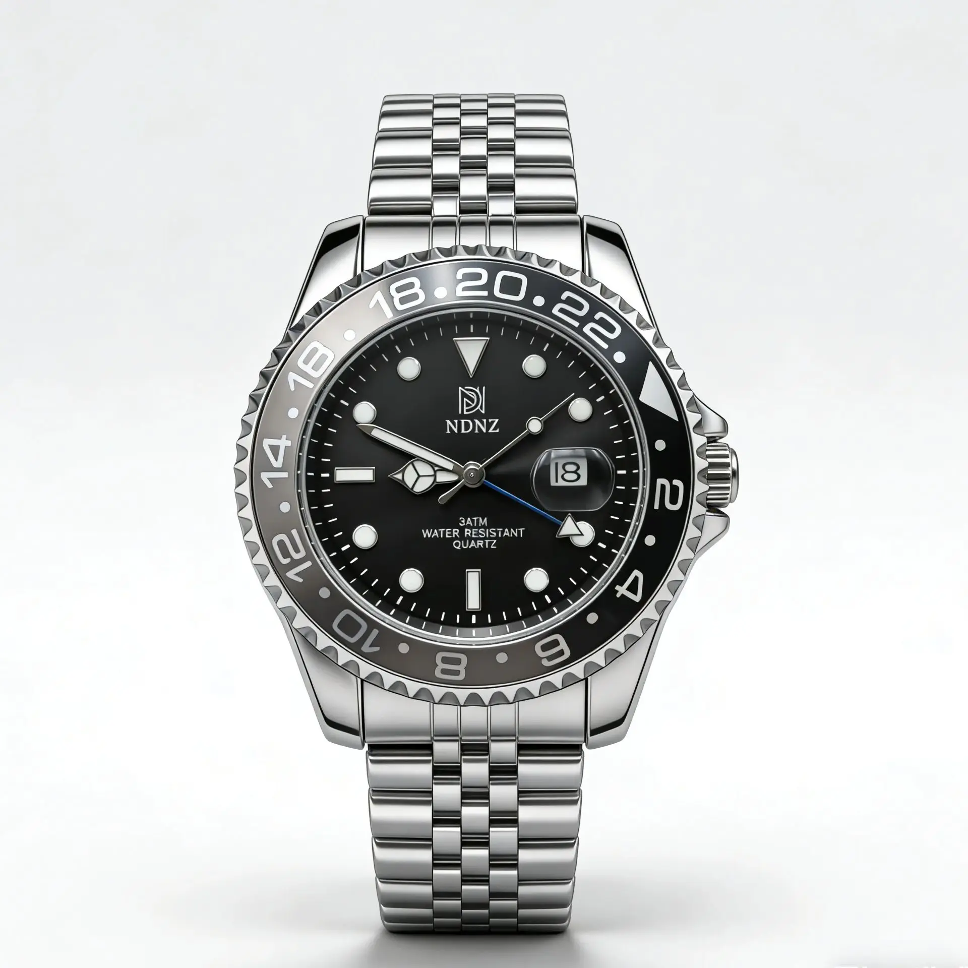 2026NDNZ Men's Business Leisure Watch, Waterproof, Quartz, Couple, Date Function, Durable