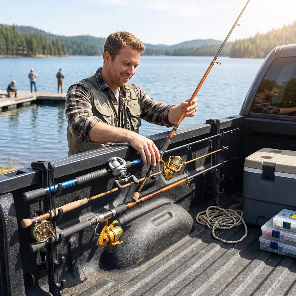 Soporte Organizador para Cañas - Fishing Kayak Rod Holder reseña y precio
