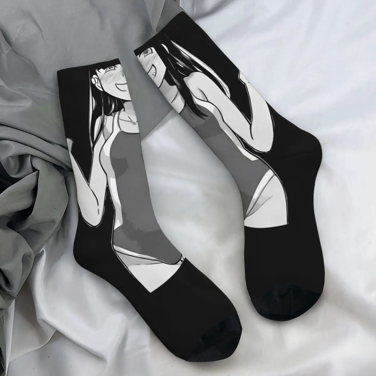 Носки Nagatoro Hayase Ijiranaide Nagatoro-san, модные чулки, мужские удобные носки для скалолазания, весенние нескользящие носки на заказ