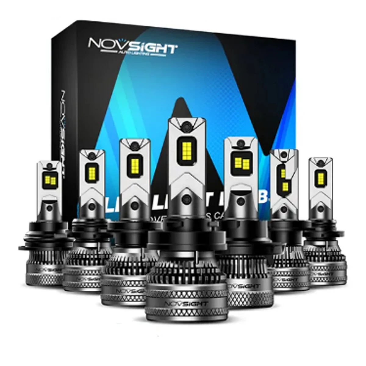 NOVSIGHT A500 N96 H4 LED Headlight For Car H7 LED H11 9005 9006 6500K 40000LM 200W 9-32V LED Auto Headlamp Fog Light Bulbs