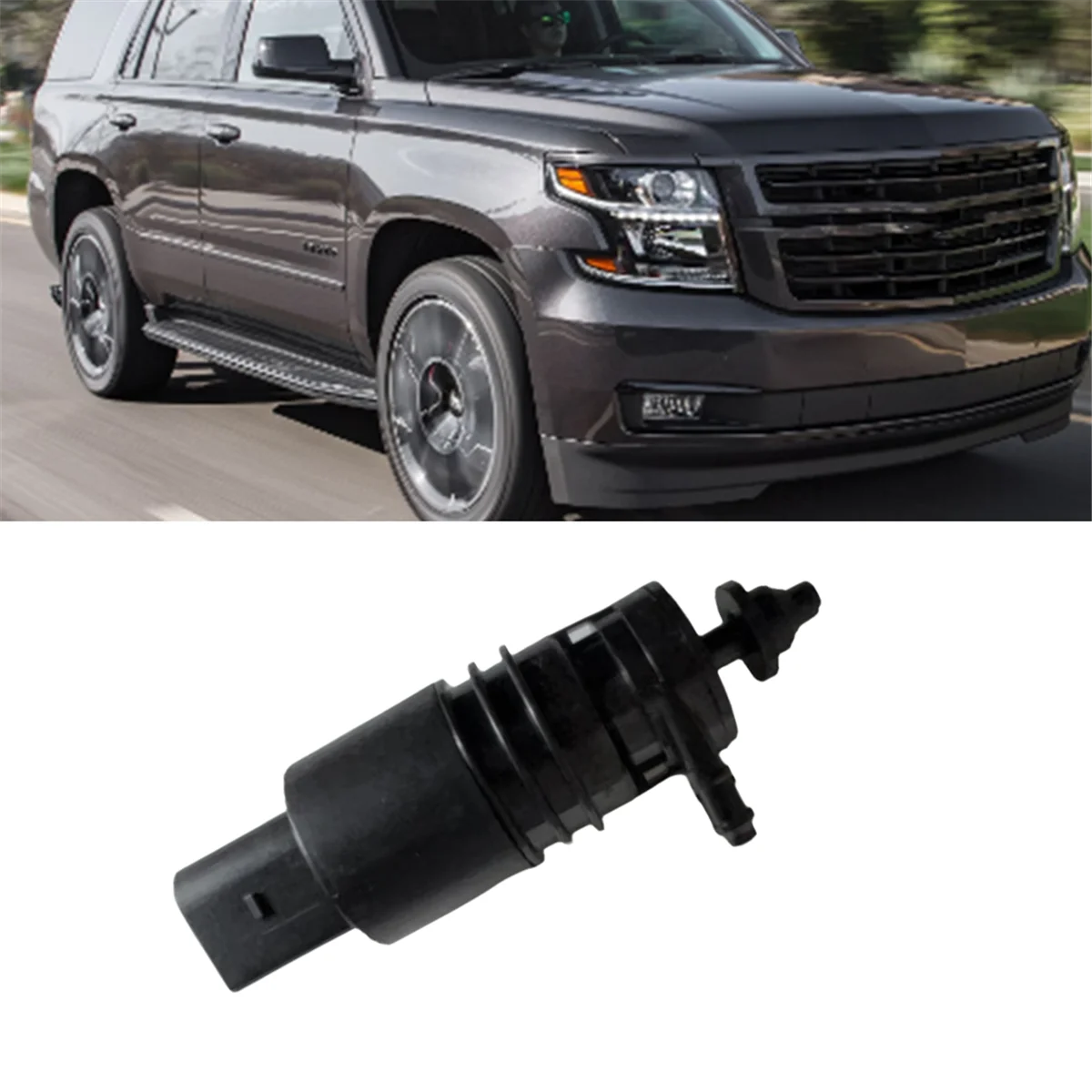 

Новое поступление, насос двигателя омывателя лобового стекла 23353390 для Chevrolet Tahoe Suburban 2003-2023