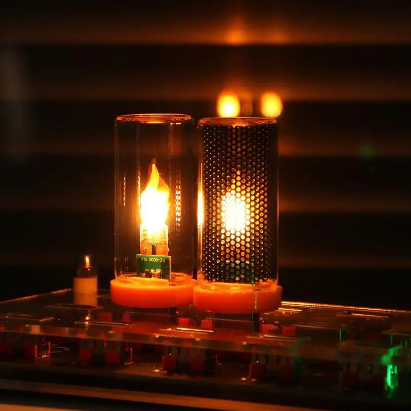 Blow Control Flashing Candle Light LED USB Flame Filament Frosted Clear Glass Night Light for Car Home Room Laptop PC Decoratio
