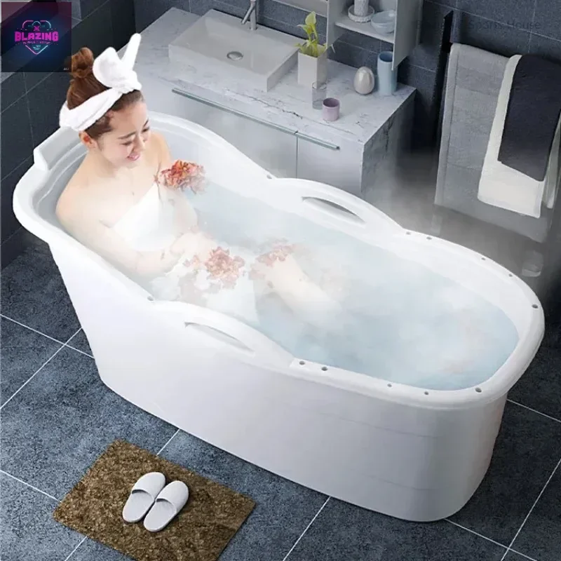 

Large Bucket Home Spa Small Hair Wash Tub Plastic Swimming Comfortable Bath Adult Modern Buckets Banheira De Gelo Foot Portable
