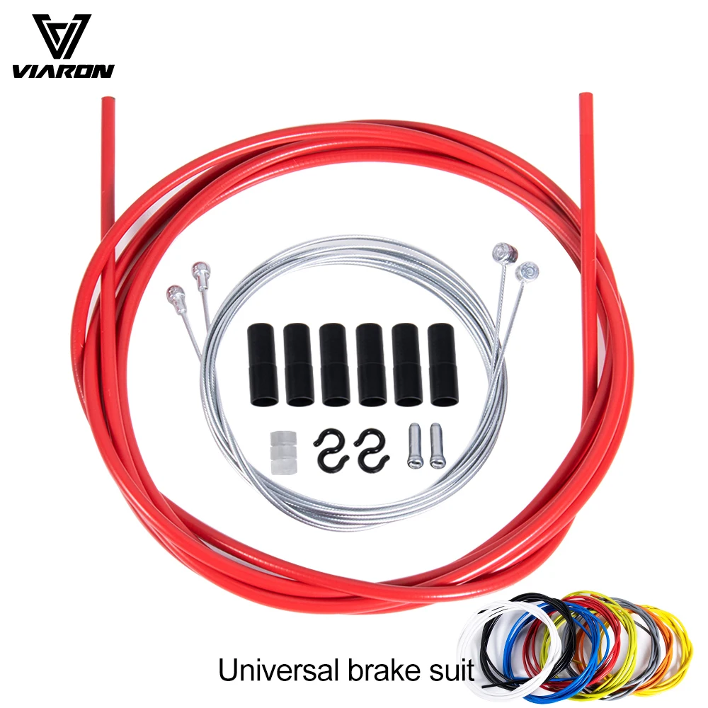 VIARON 2.5m Bicycle Brake Cables Pipe 5mm MTB Road Bike Brake Cable Wire Bicycle Accessories 8Color High quality