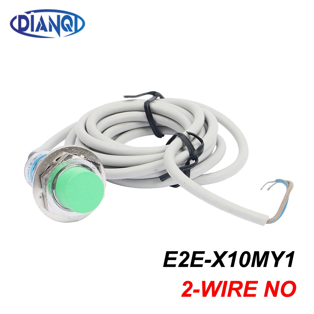 

Индуктивный датчик приближения E2E-X10MY1, расстояние обнаружения 10 мм, 2 WIRE NO AC110-220V, датчик приближения, переключатель