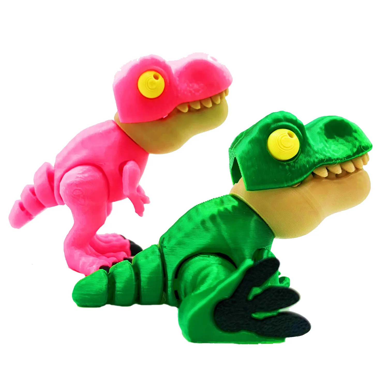 3D printing is full of creative and quirky models of Tyrannosaurus rex, which can bite your fingers as toys and home decorations