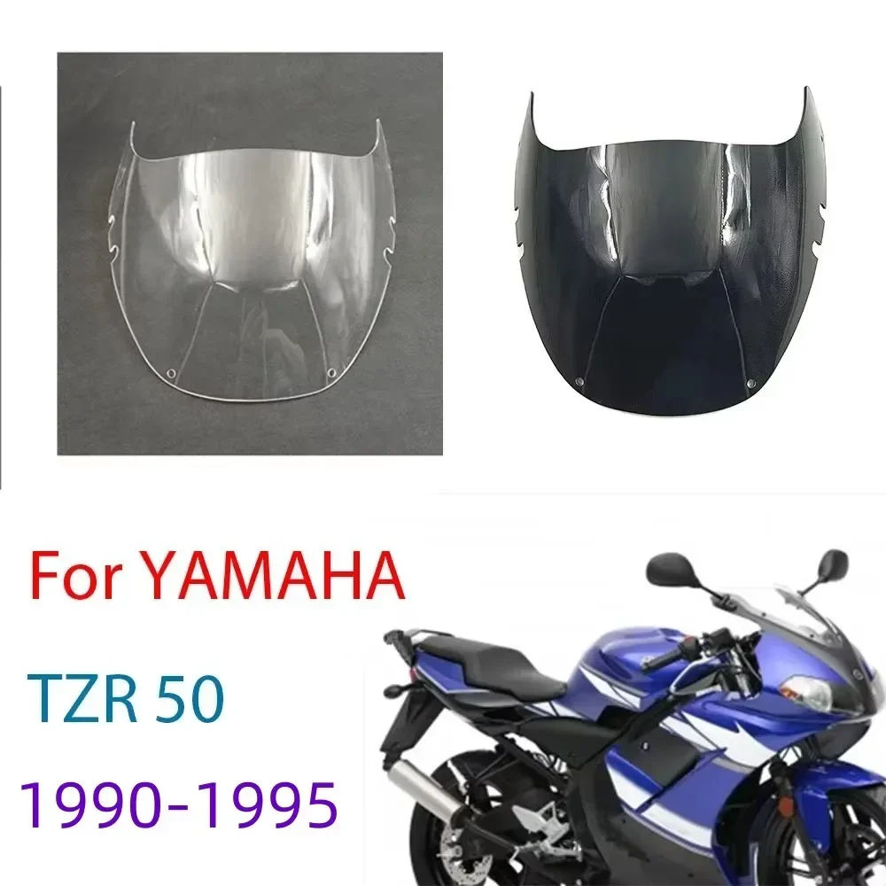 For YAMAHA TZR50 TZR 50 1990-1995 Motorcycle Windscreen Windshield Visor Viser Wind Shield Deflector Cover Protector