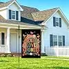 Peace Love Kindness Social Justice Double Sided Garden Flag jjp