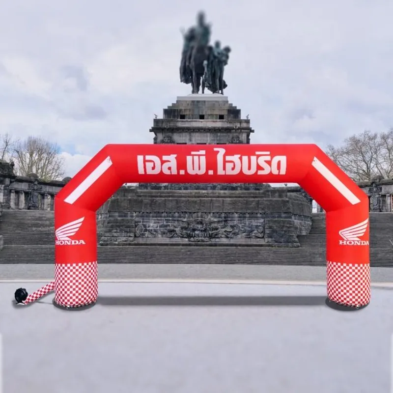 

Advertising Inflatable Gate Arch Arco Inflable Arcoiris with LED Lighting for Outdoor Race Event Decoration