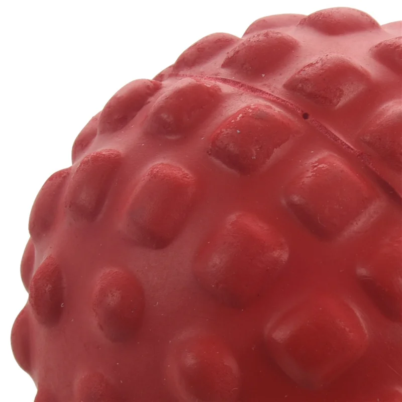 

ELOS-5X Pu Foam Bump Fascia Ball Muscle Relaxation Fitness Massage Ball Waterproof And Easy To Clean Health Care Ball-Red