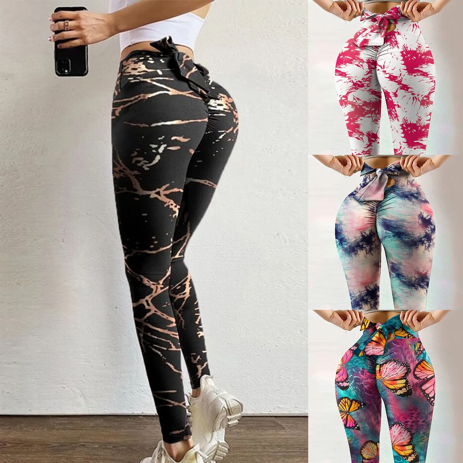 Peach Lift Yoga Pants Girls Yoga Pants Size 12-14 Women Yoga Pants 90 Women\'s Yoga Pants with Pockets High Waist Womens Yoga