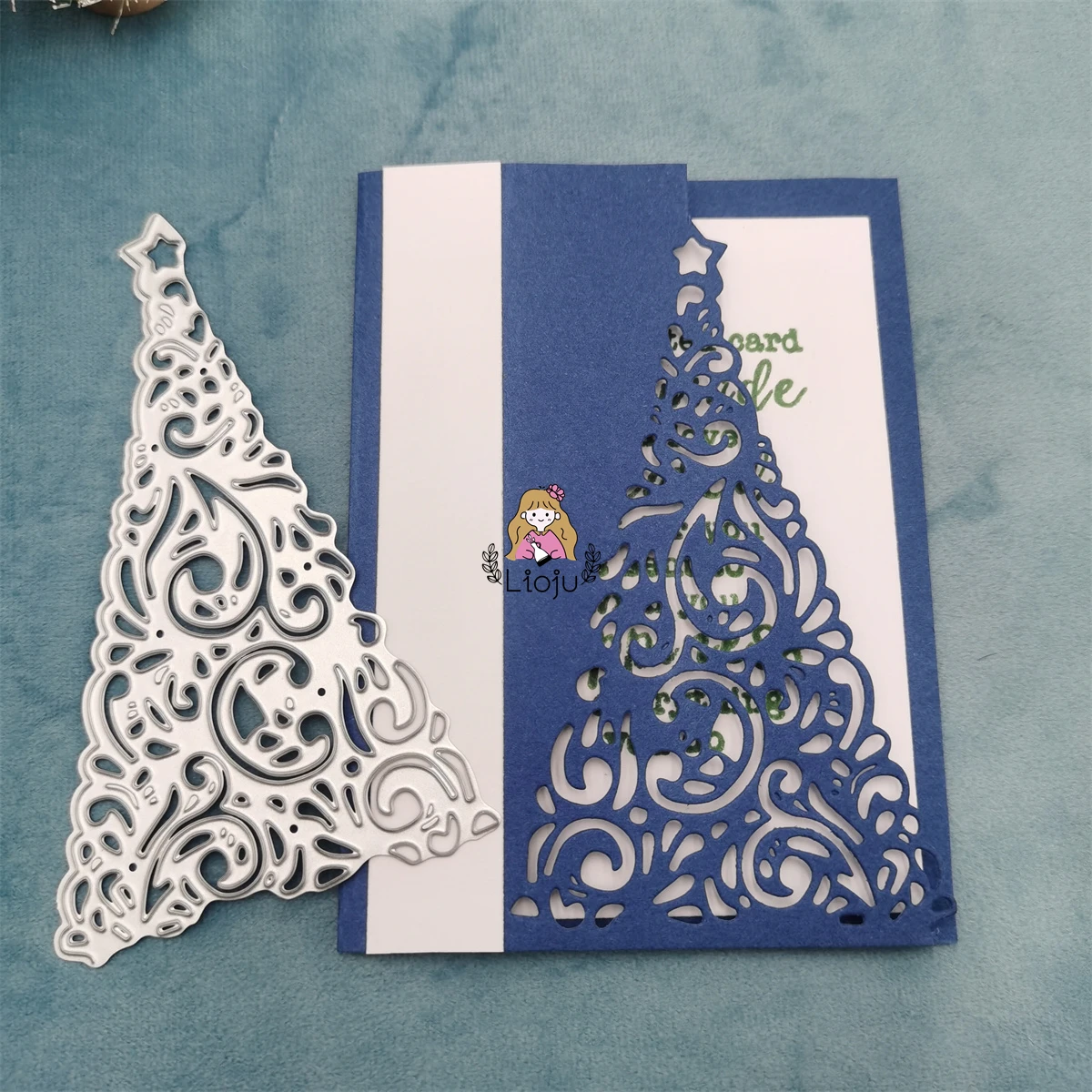 Weihnachts baum Kiefer Metall Schneidwerk zeuge für Scrap booking Prägung dekorative Handwerk DIY Papier karten neu