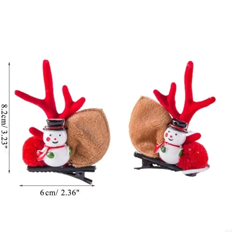 Multi-type Christmas Hair Barrettes Kids Cartoon Hair Supplies