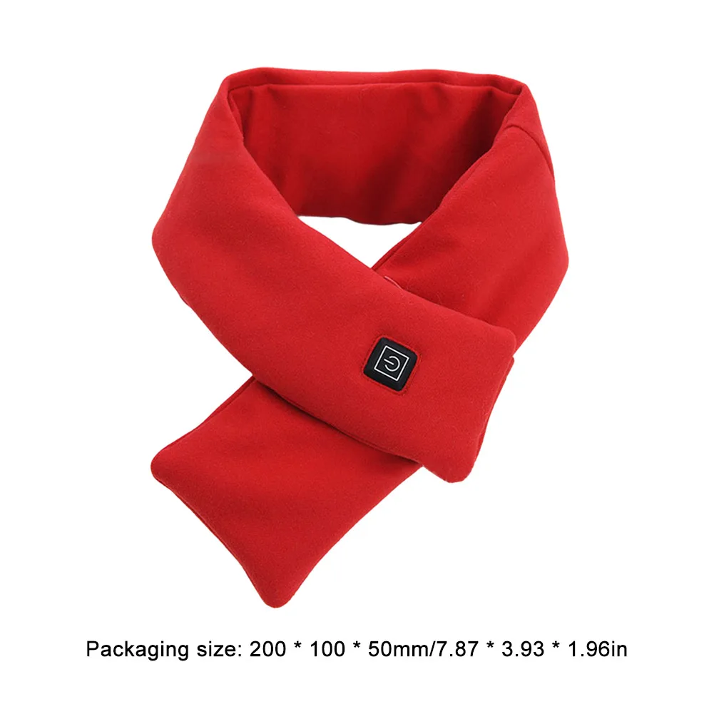 

Electric Heating Scarf USB Charging Electric Heated Scarf Cold-Proof Thermal Neck Wrap Warmer Soft for Climbing Hiking Cycling