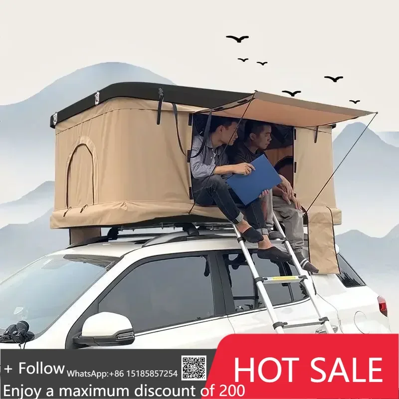 

Палатка на крыше автомобиля, кровать, автоматический люк на крыше, самостоятельный туристический фиксатор, открытый фиксатор