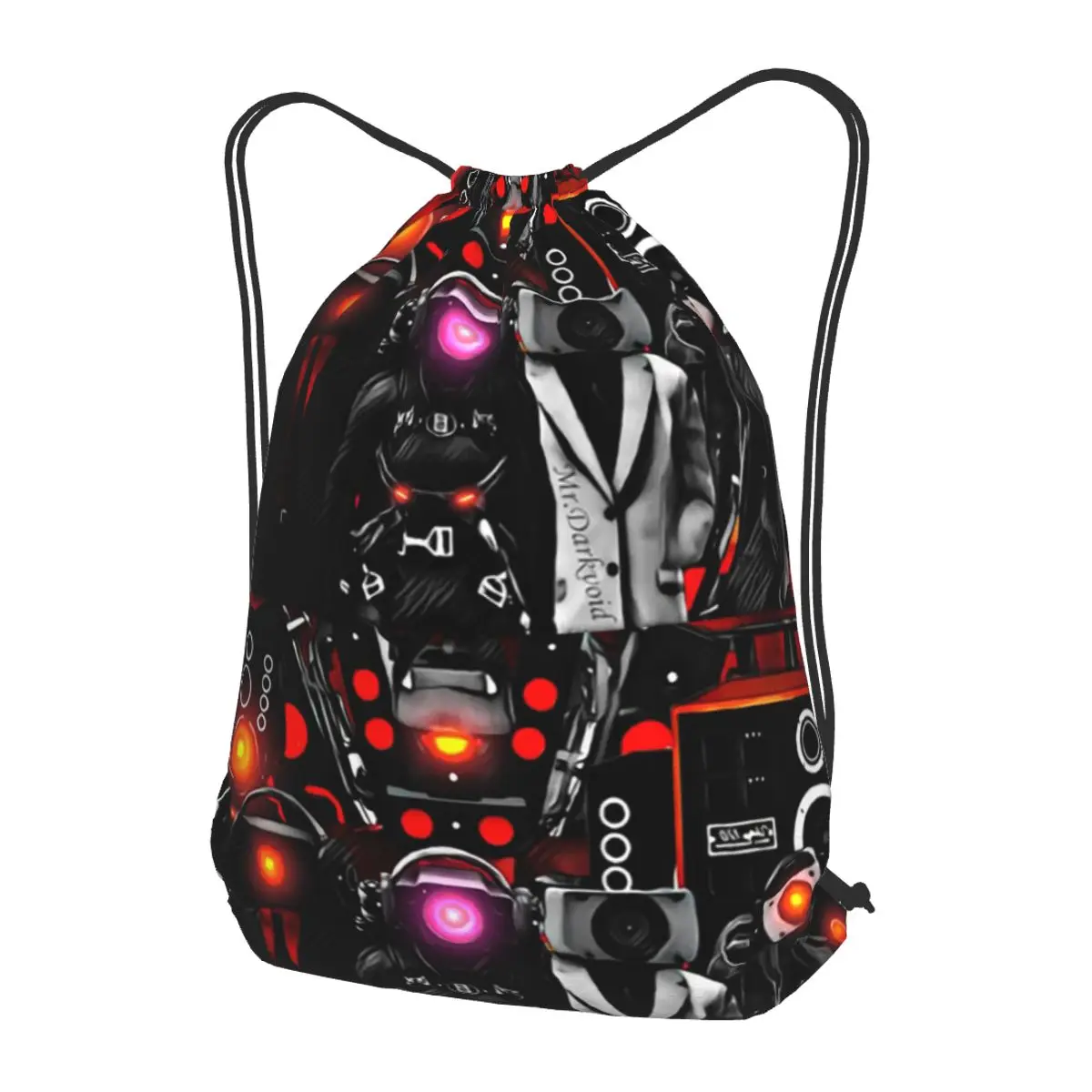 Game Titan Speakerman Skibidi Toilet Backpacks Casual Drawstring Bags Sports Bag Book Bags for Travel School