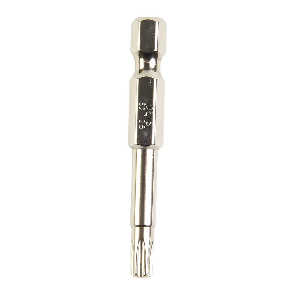 Torx chave de fenda para remoção de parafuso, haste hexagonal oca, T6-T40 Cabeça, furadeira elétrica, acessórios para ferramentas elétricas, 1Pc, 1/4 ", acessórios