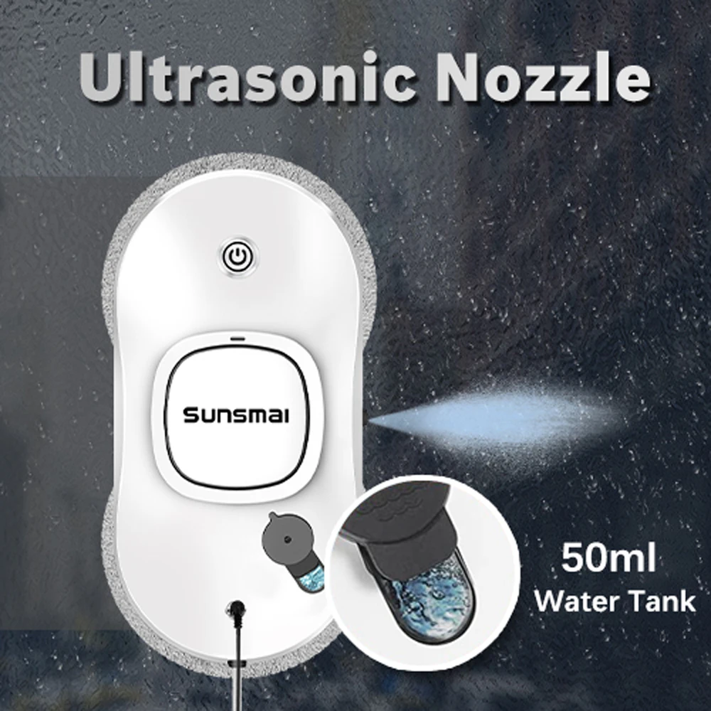 Os recém-chegados limpador de vidro e janelas pulverizador de água automático app e controle remoto ferramentas privadas fábrica lavagem de janelas