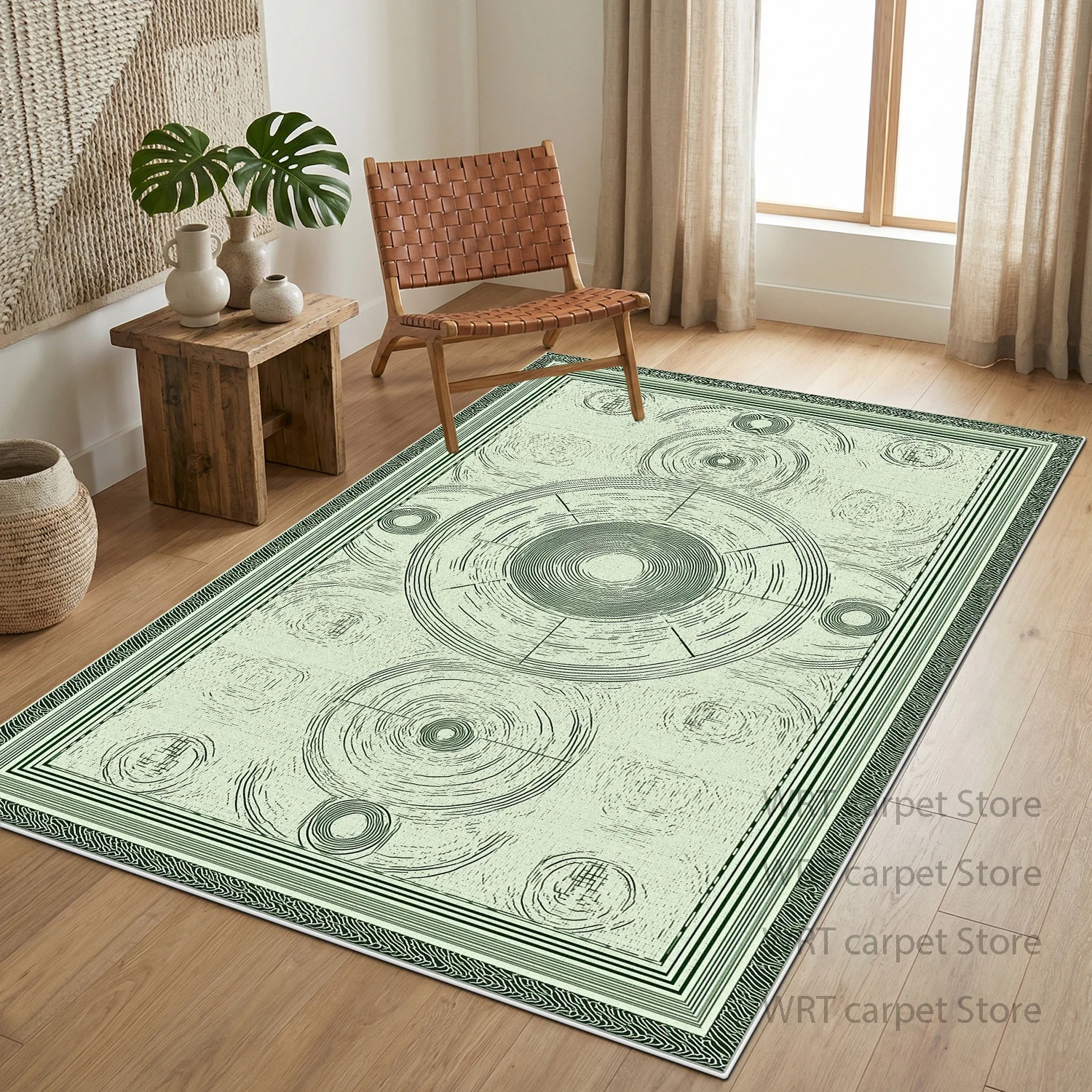 Vintage US Dollar Bill Area Rug Fashion Decoration Home Non-slip Machine Washable Living Room Carpet Lounge Sofa Fluffy Foot Mat