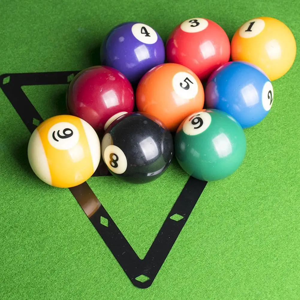 

Бильярдная стойка, 8 шаров, треугольник и 9 шаров, круглый волшебный бильярдный лист, аксессуары для позиционирования стола, держатель для бассейна, стойка O5Y6
