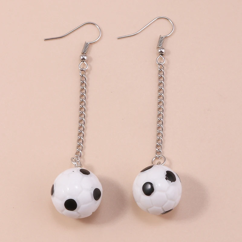Lustige Sport-Fußball-Ohrringe für Frauen und Mädchen, Party- und Urlaubsschmuck, Geschenke – Detail 5