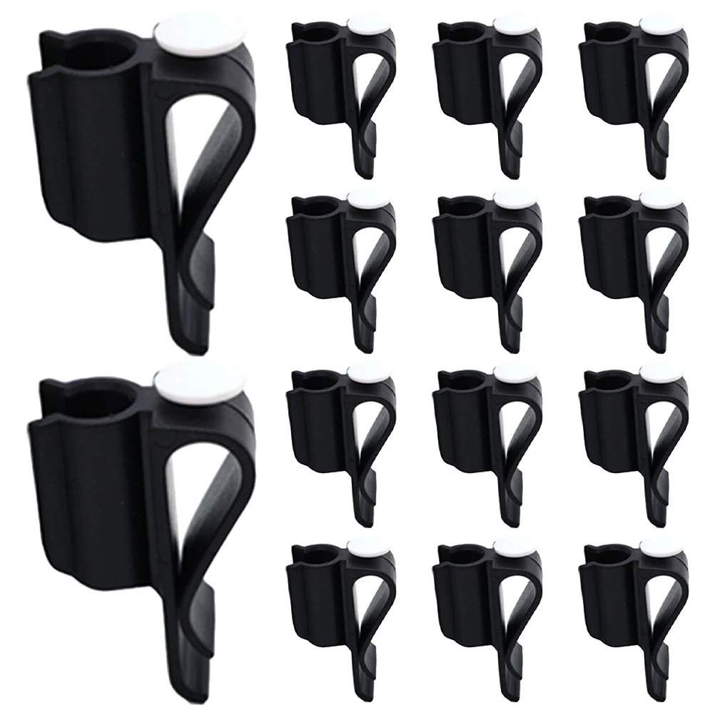 

14pcs Club Clip Putter Holder Black Red Golf Golf Putter Clip Bag Accessories Durable Plastic Easy Find Firmly Fixed