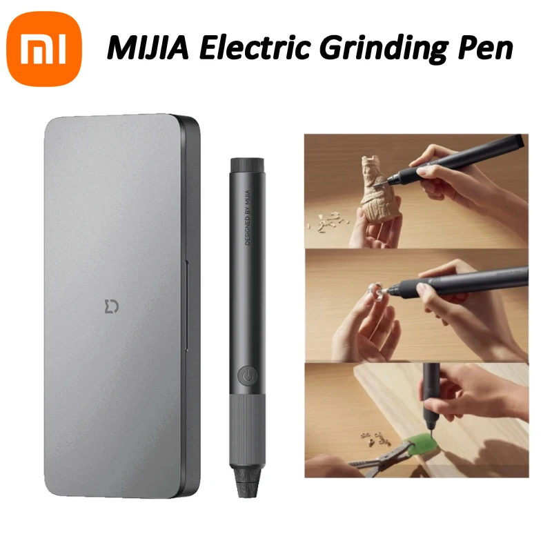 

XIAOMI Mijia Electric Grinding Pen 22000r/min Brushless Motor Fast Carving Polishing Burnishing Drilling Mini Grinder Home Tool