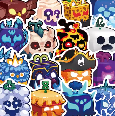 Blox fruta de peluche de juguete fruta Blox fruta animales de peluche muñeco de juguete suave Kitsunes hoja oscura Blox fruta zorro dragón mamutos de peluche