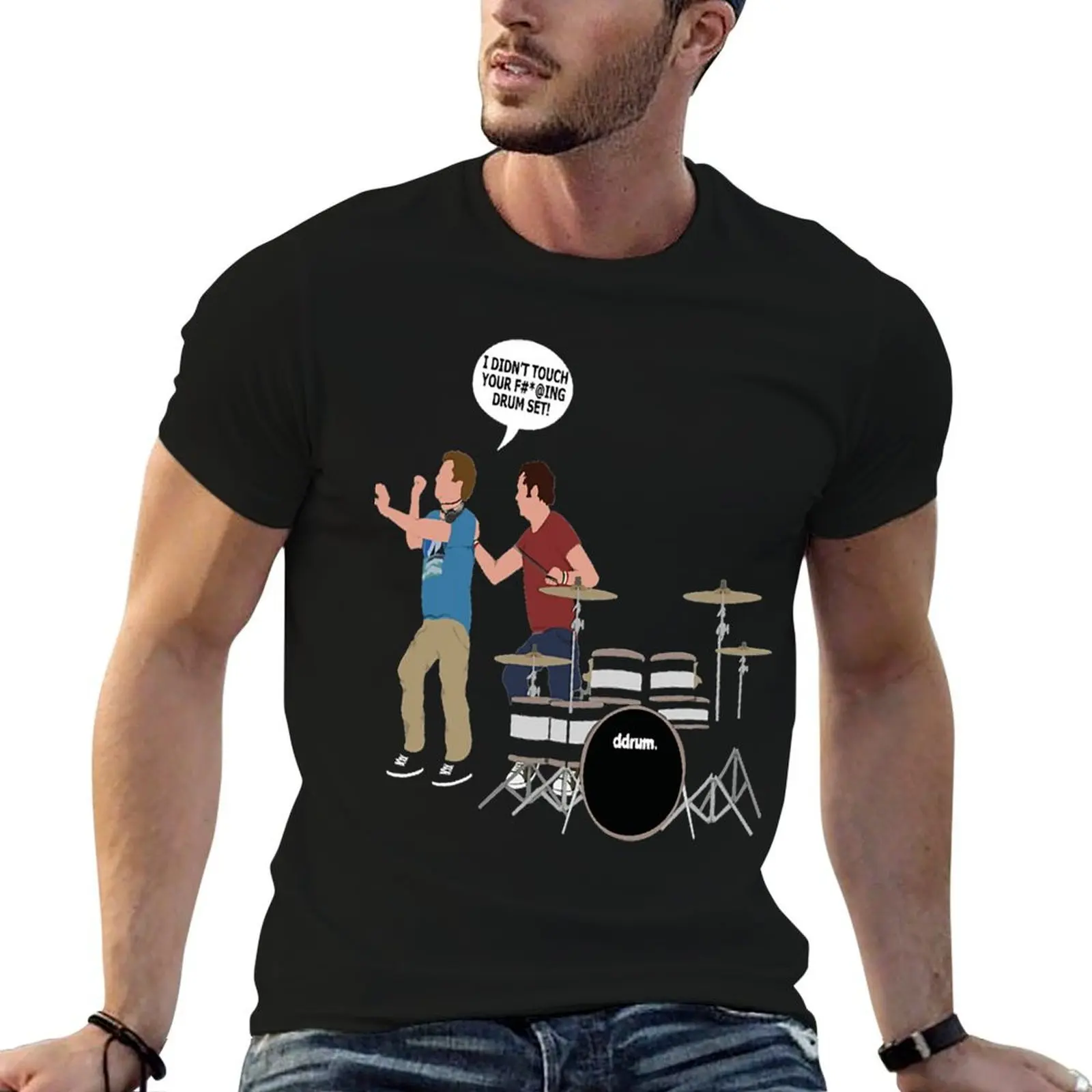 

for Gifts tshirt t T-Shirt Brothers man Retro Vintage Music Step shirt anime Drum Movie Set Fan
