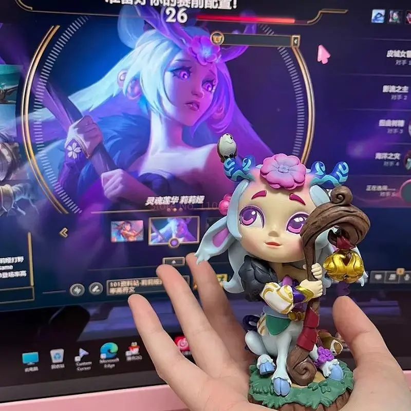 ใหม่ 100% ของแท้ League Of Legends Lol Guardian Of The Stars Kaisa & Jinx & Ashe รูปเกมเครื่องประดับรุ่น Q รูปของขวัญ