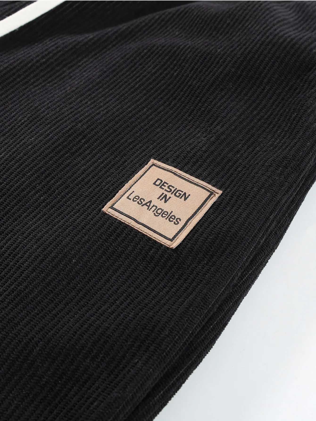 Winter Herren 2er-Pack Fleece Warme Cordhose mit Kordelzug Lässige Hose für Männer Kälteschutzkleidung Thermisch Gefütterte Sportbekleidung – Detail 4