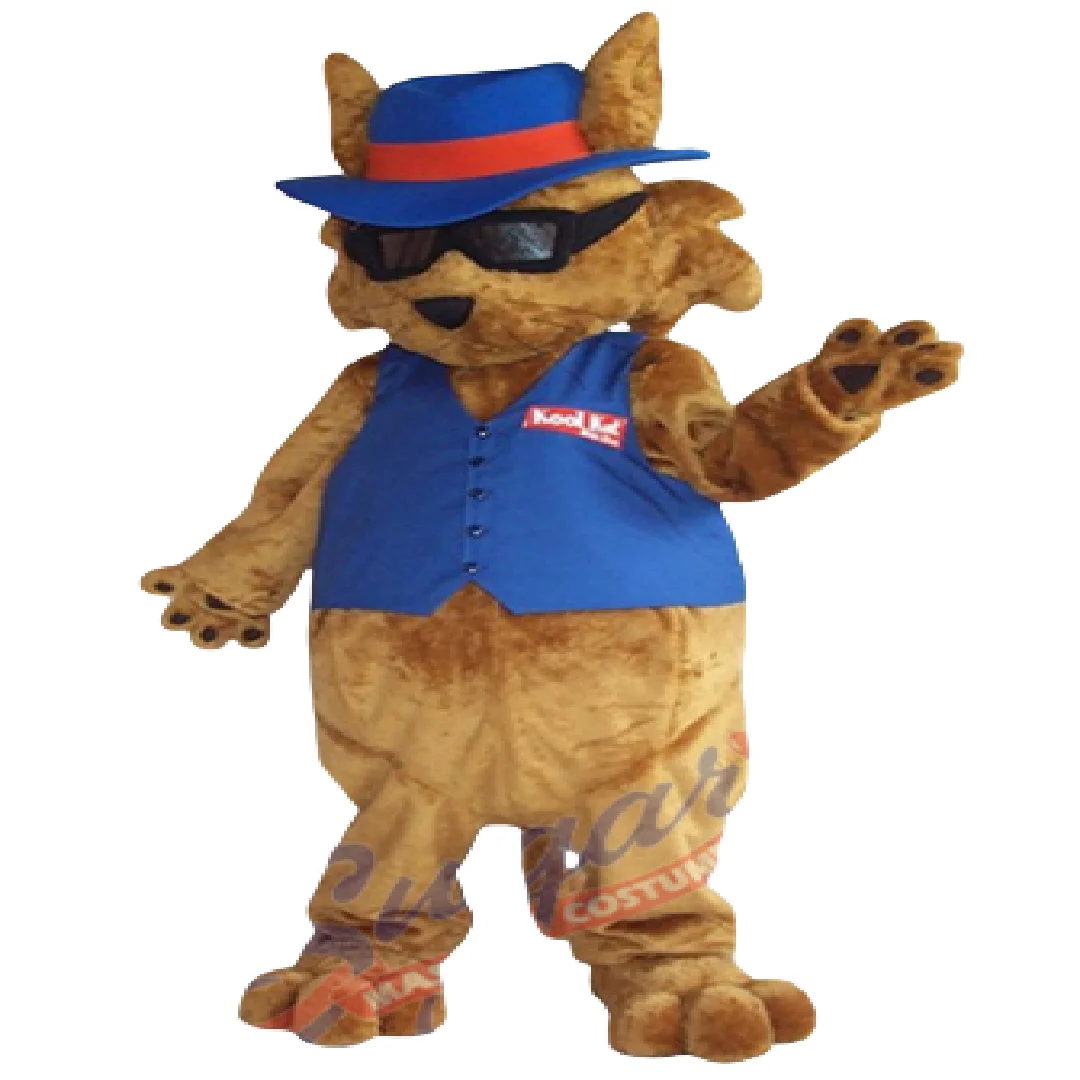 Disfraz de mascota Kool Kat, disfraz de gato fresco personalizado, kit de cosplay de anime, disfraz de Carnaval con tema de mascota b1410