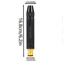 High Pressure Straight Water Spray Gun Adjustable Hose Nozzle Brass Quick Connector Car Wash Garden Watering Cleaning Sprinkler