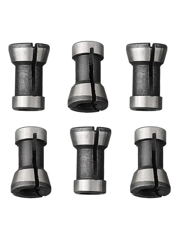 Spantang Adapter Precisie Router Bit Collet Chuck Set Met 6 Stuks Freesmachine Adapter En Hoge Slijtvastheid