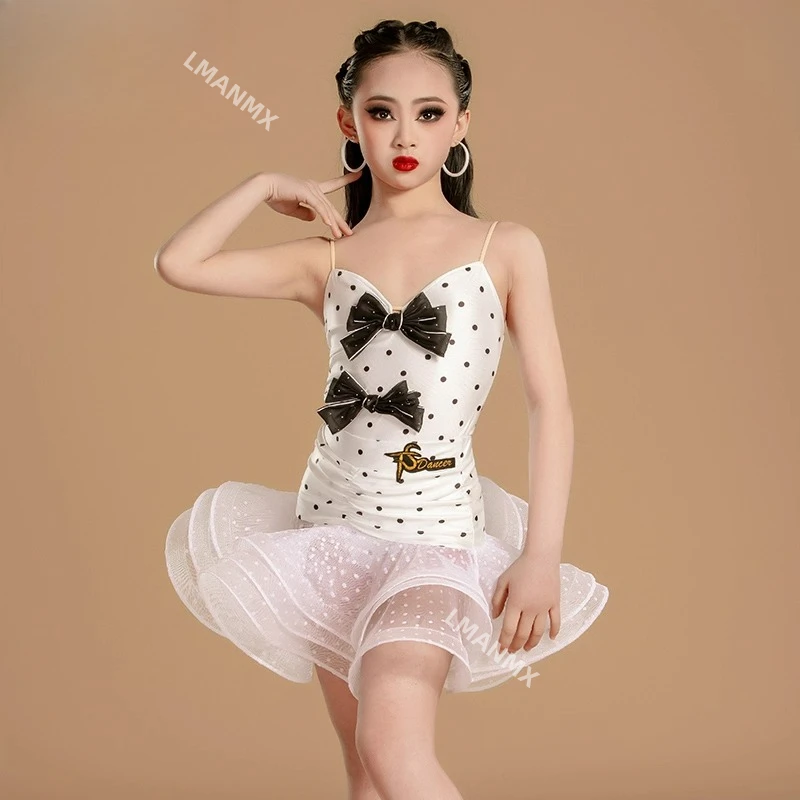 

2025 New Girl Spring/Summer Mesh Professional Practice Competition Performance Dance Dress Set