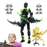 Desktop Decoration 3D Printed T13 Action Figure Shapeshift Robot ABS Robot Dummy Action Figures Multi-Jointed Movable Model