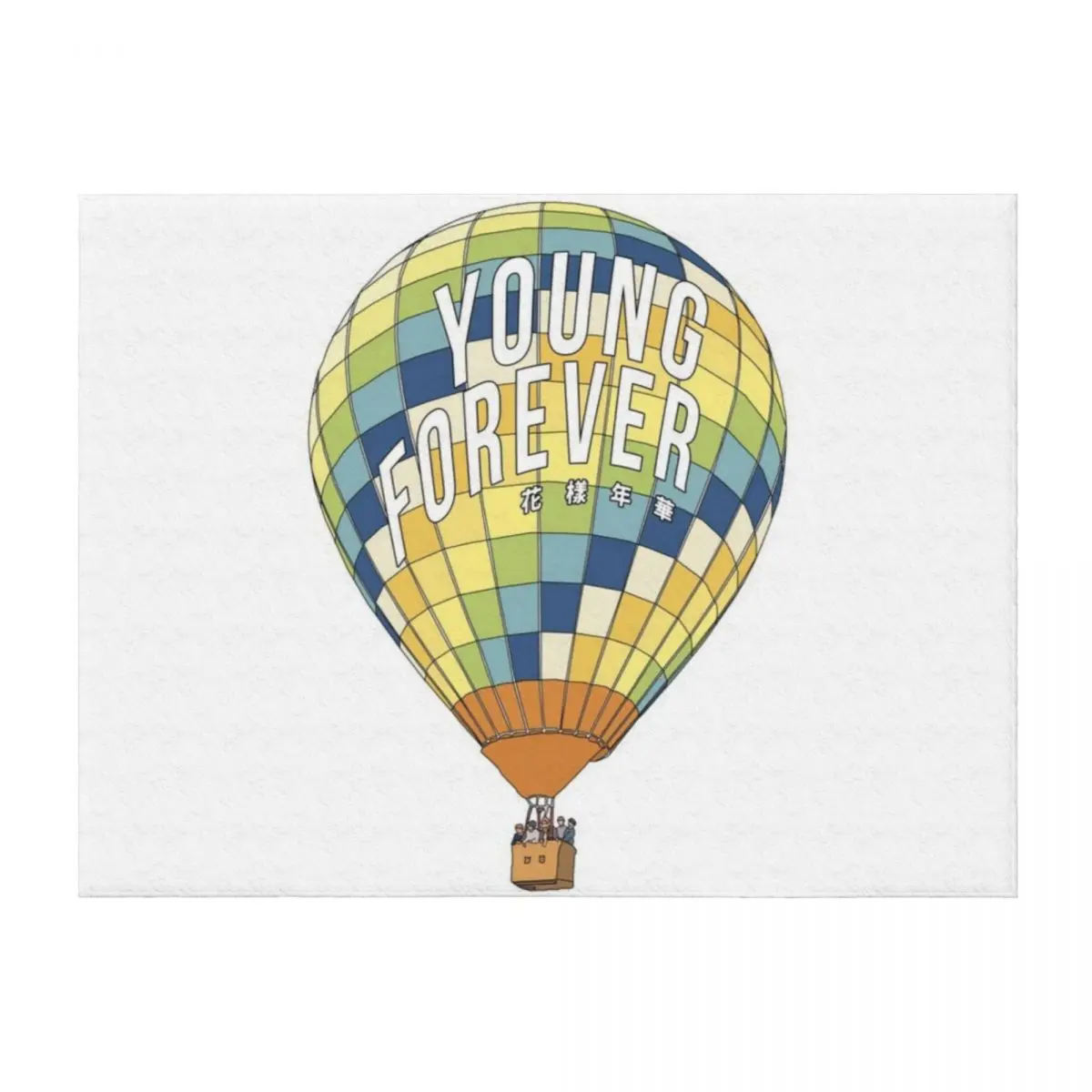 

young forever Throw Blanket Decorative Sofas Picnic Thin Custom Blankets