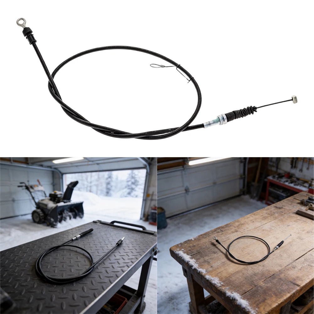 Snow Blower Deflector Cable Deflector Cable Wear Resistant Flexible In Low Temperatures Winter Driveway Clearing