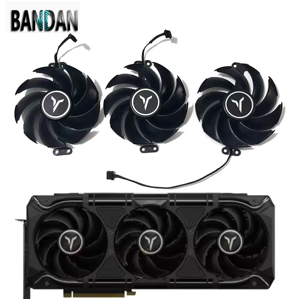 Video Card TH9520B2H-PCB02 RTX4080 92MM 4PIN GPU Cooling Fan For Palit GeForce RTX 4070Ti RTX 4090 4080 GameRock Graphics Card