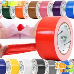 10m Cloth Duct Tape Carpet Floor Waterproof Tapes High Viscosity Adhesive Single-sided Colorful Household Strong No Trace Sealer