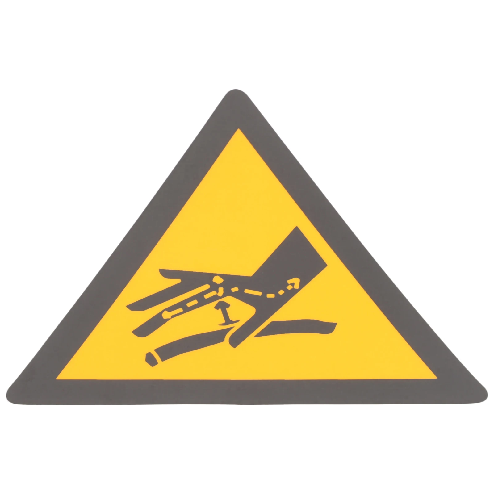 

Warning Sign Safety Reflective Sticker Machine Caution Stickers for Danger Hand Pinch Label Work