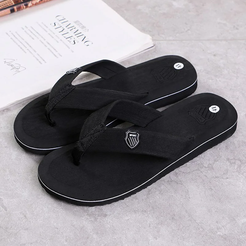 Men\'s Lightweight Non-Slip Flip Flops, Quick-Drying Comfy Thong Sandals For Indoor Outdoor, Summer