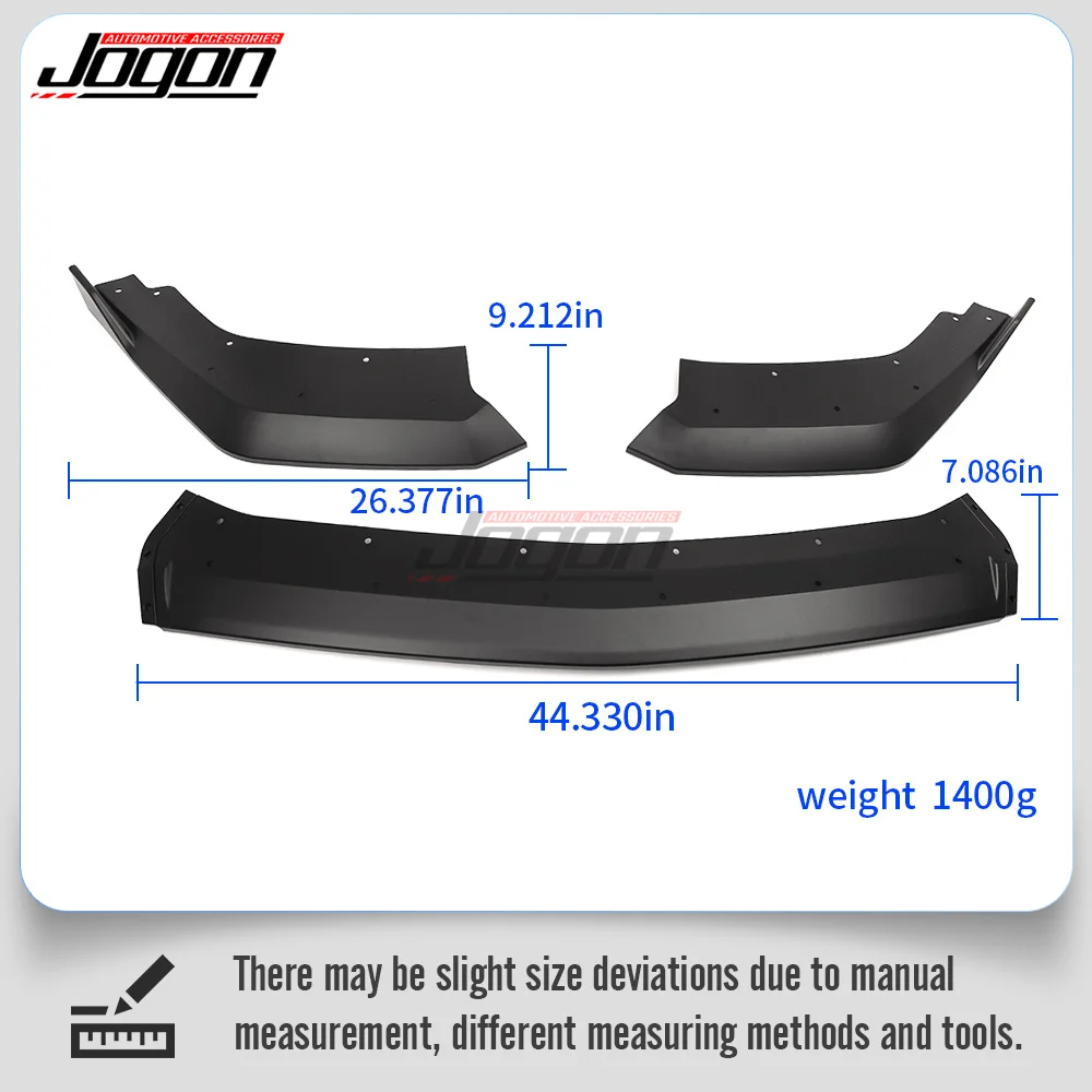 For Ford Mustang Dark Horse S650 2024 Car Front Bumper Lower Lip Spoiler Splitter Body Kit Guard Diffuser Cover Trim Accessories