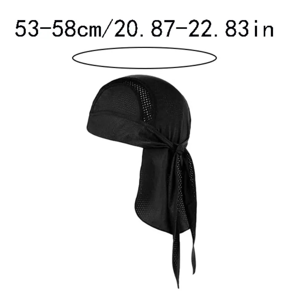 Pañuelo para la cabeza para ciclismo al aire libre, secado rápido, transpirable, ajuste ajustable, forro para casco, sombrero de pirata, absorbente del sudor, absorbe la humedad