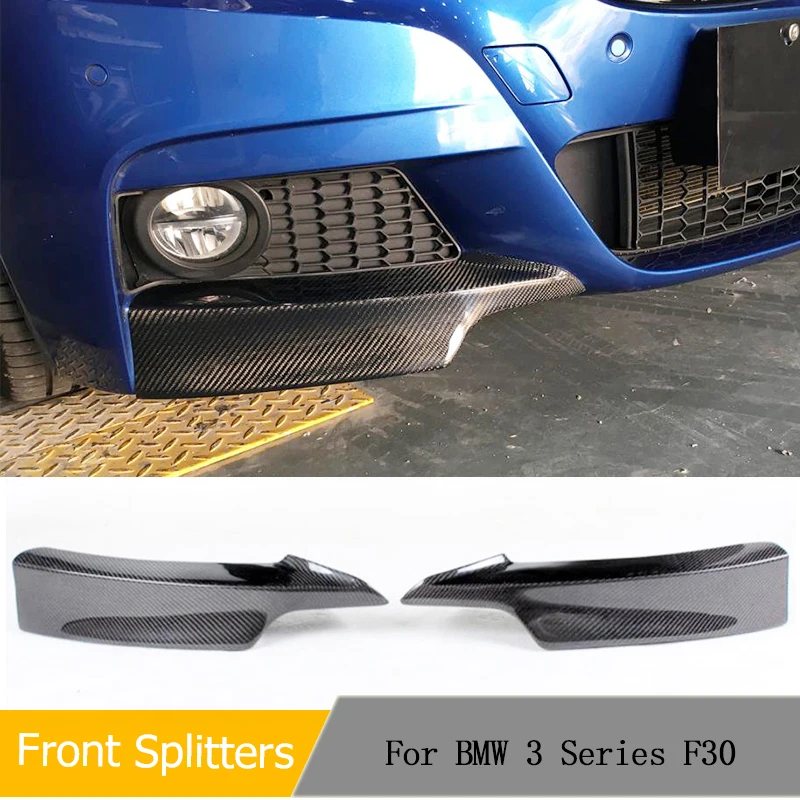 

Carbon Fiber Car Front Bumper Splitters Lip for BMW 3 Series F30 320i 325i 328i M Sport Sedan 4-Door 2012-2017 Front Splitters