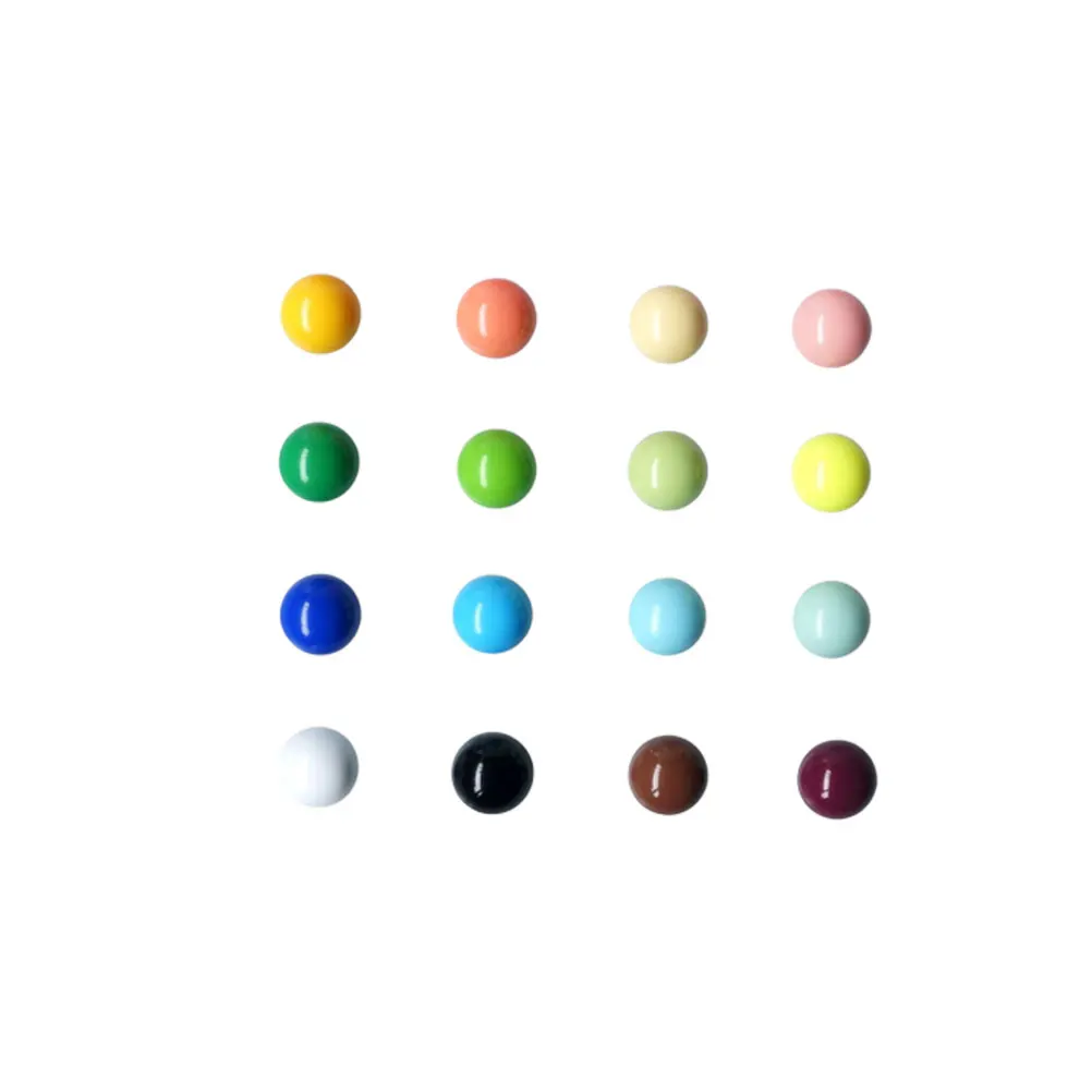 

16pcs Colorful Refrigerator Stickers Creative Fridge Magnetic Pasters Message Note Fixator for Home Office Random Color