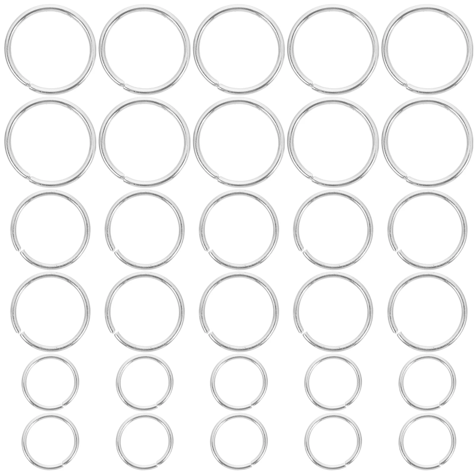 

3 Packs Metal Chest Strap Adjustment Slider Ring Hook Open Jump Rings for Jewelry Bracelet Suite Zinc Alloy Jewellery Jumprings