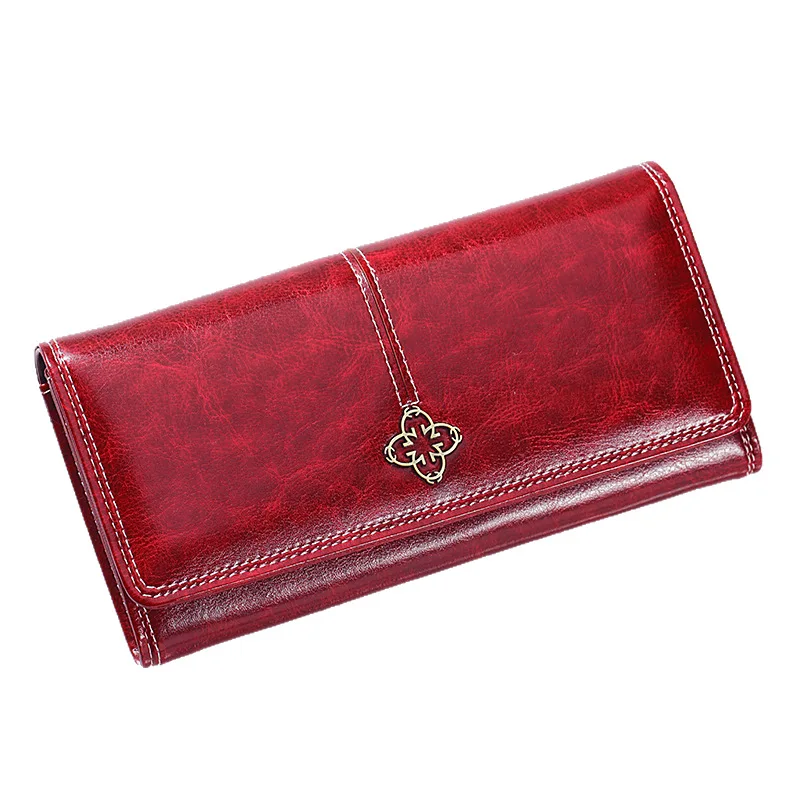 Frauen Leder Brieftasche Frau Luxus Lange Brieftaschen Mode Frauen Geldbörsen Geld Taschen Handtaschen Frauen Geldbörse Karten Halter